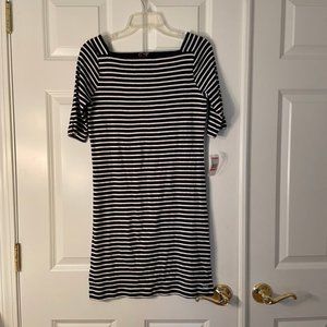 Vineyard Vines Striped Square Neck Dress